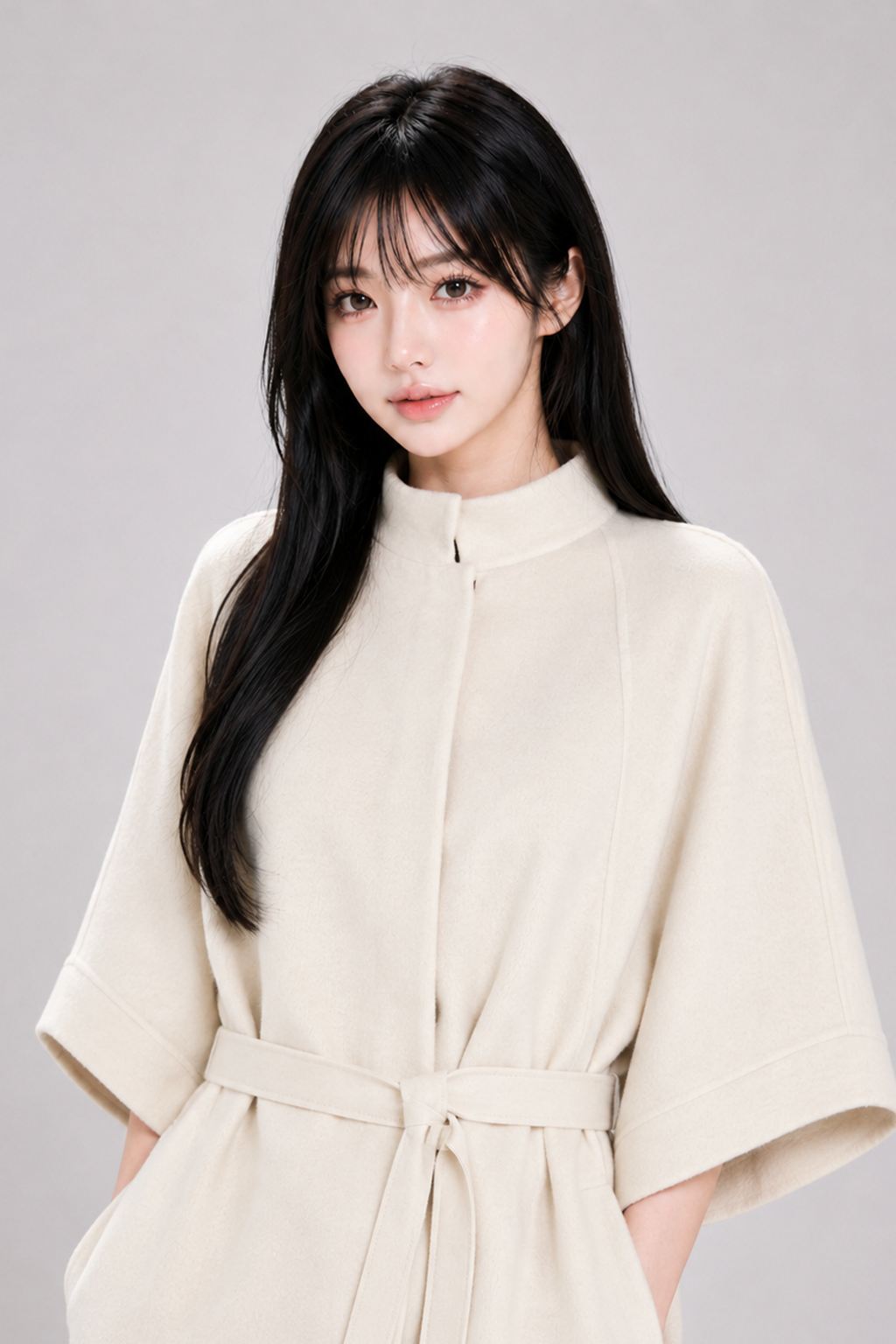이자벨앤코 실크 캐시미어 프리미엄 아우터